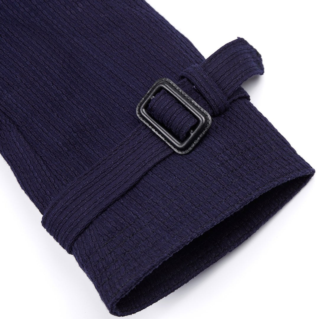 METROLOLITAN TRENCH INDIGO KENDO COAT (DR0066) - Nttitudoo MFG