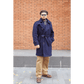 METROLOLITAN TRENCH INDIGO KENDO COAT (DR0066) - Nttitudoo MFG