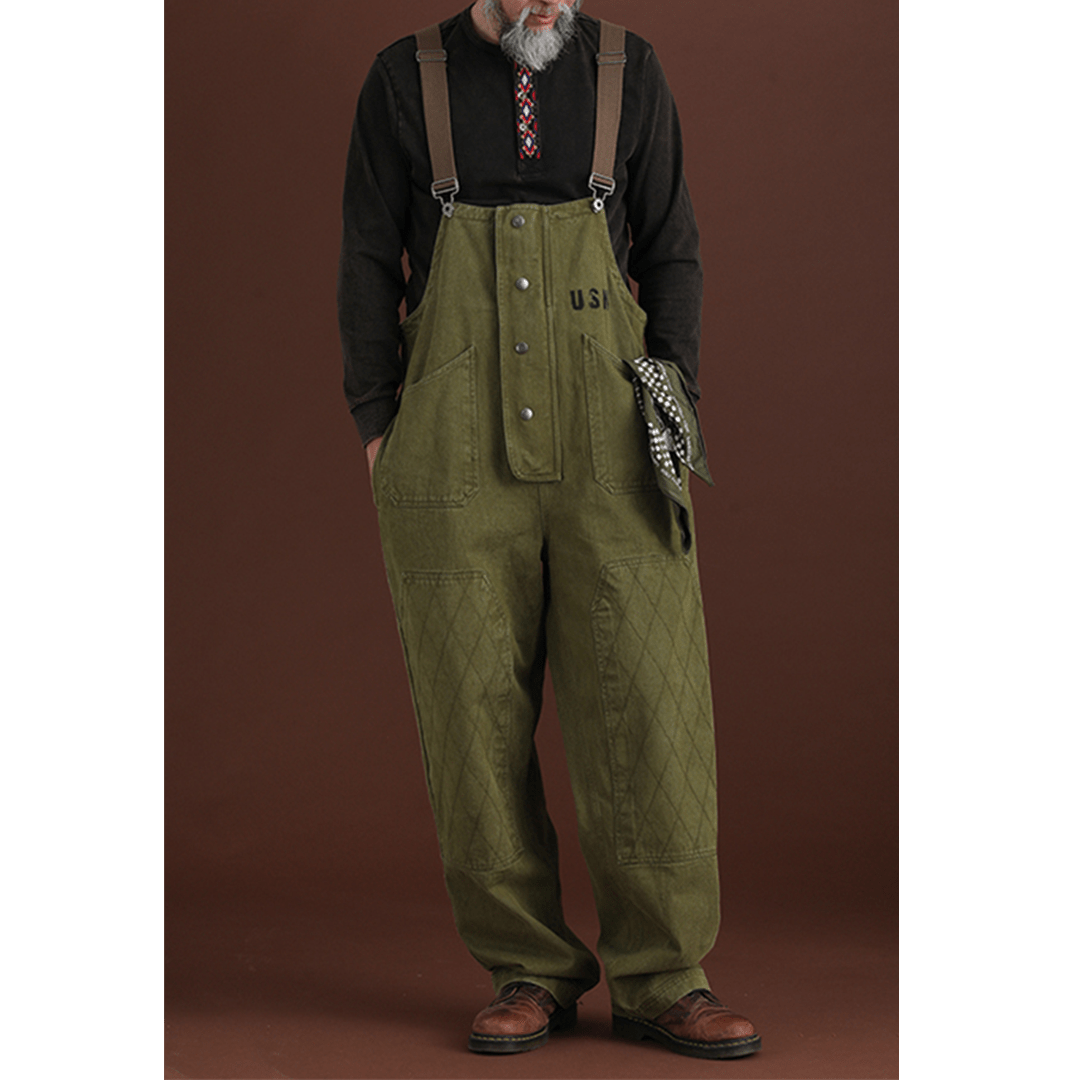 MULTI - SHELL - COMBO 1930’S U.S.N DECK OVERALLS (OM0012) - Nttitudoo MFG
