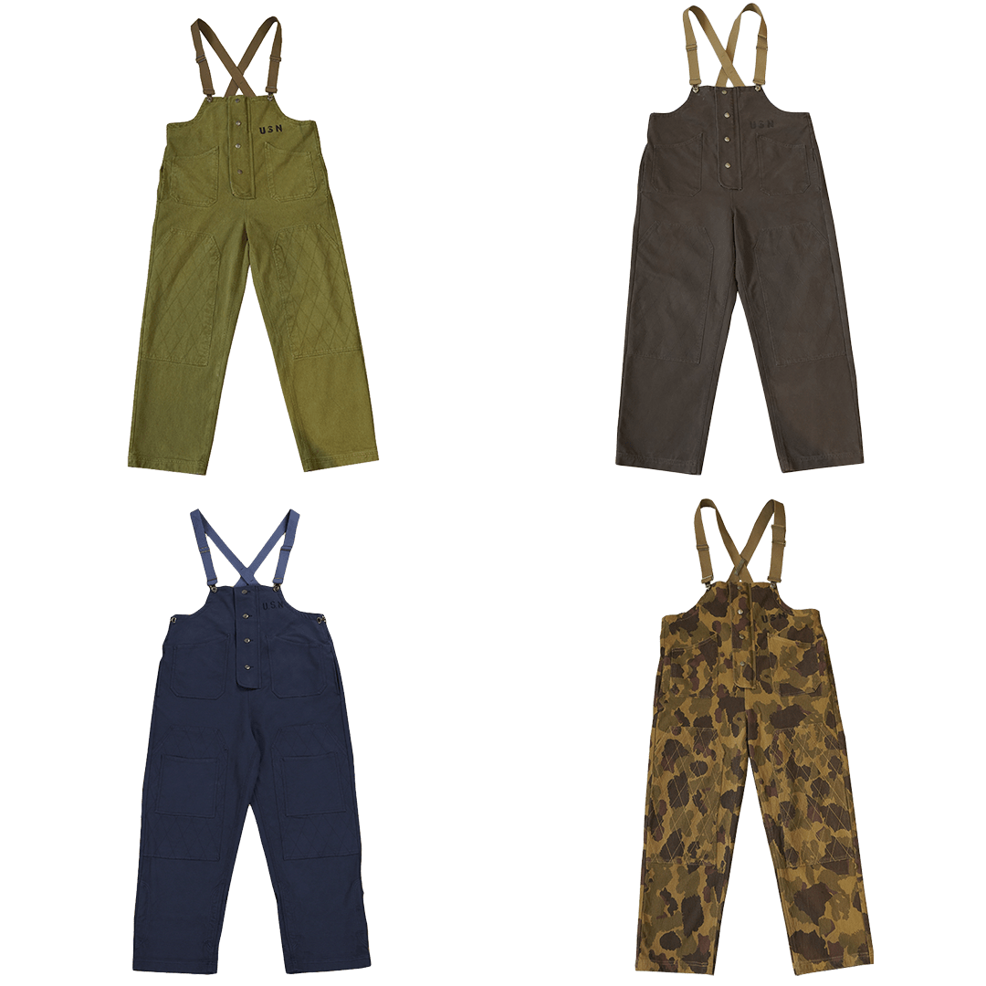 MULTI - SHELL - COMBO 1930’S U.S.N DECK OVERALLS (OM0012) - Nttitudoo MFG