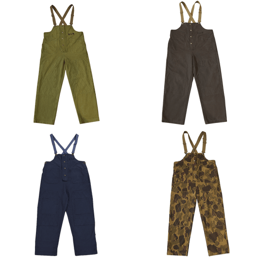 MULTI - SHELL - COMBO 1930’S U.S.N DECK OVERALLS (OM0012) - Nttitudoo MFG