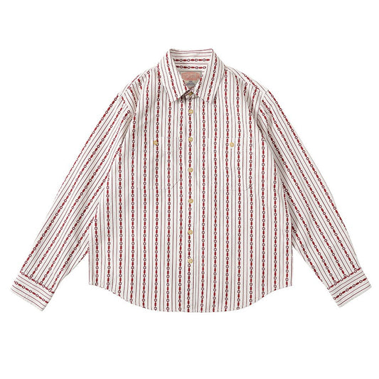NAVAJO PRINT CORDUROY SHIRT (ZF0046) - Nttitudoo MFG