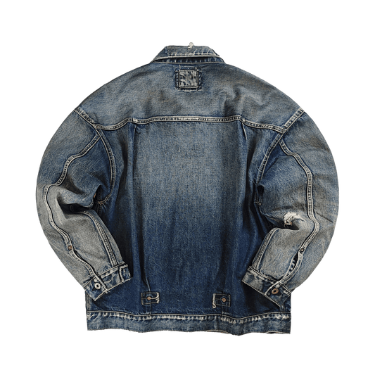 OSAKA INDIGO PATCHWORK DENIM JACKET (DR0062) - Nttitudoo MFG