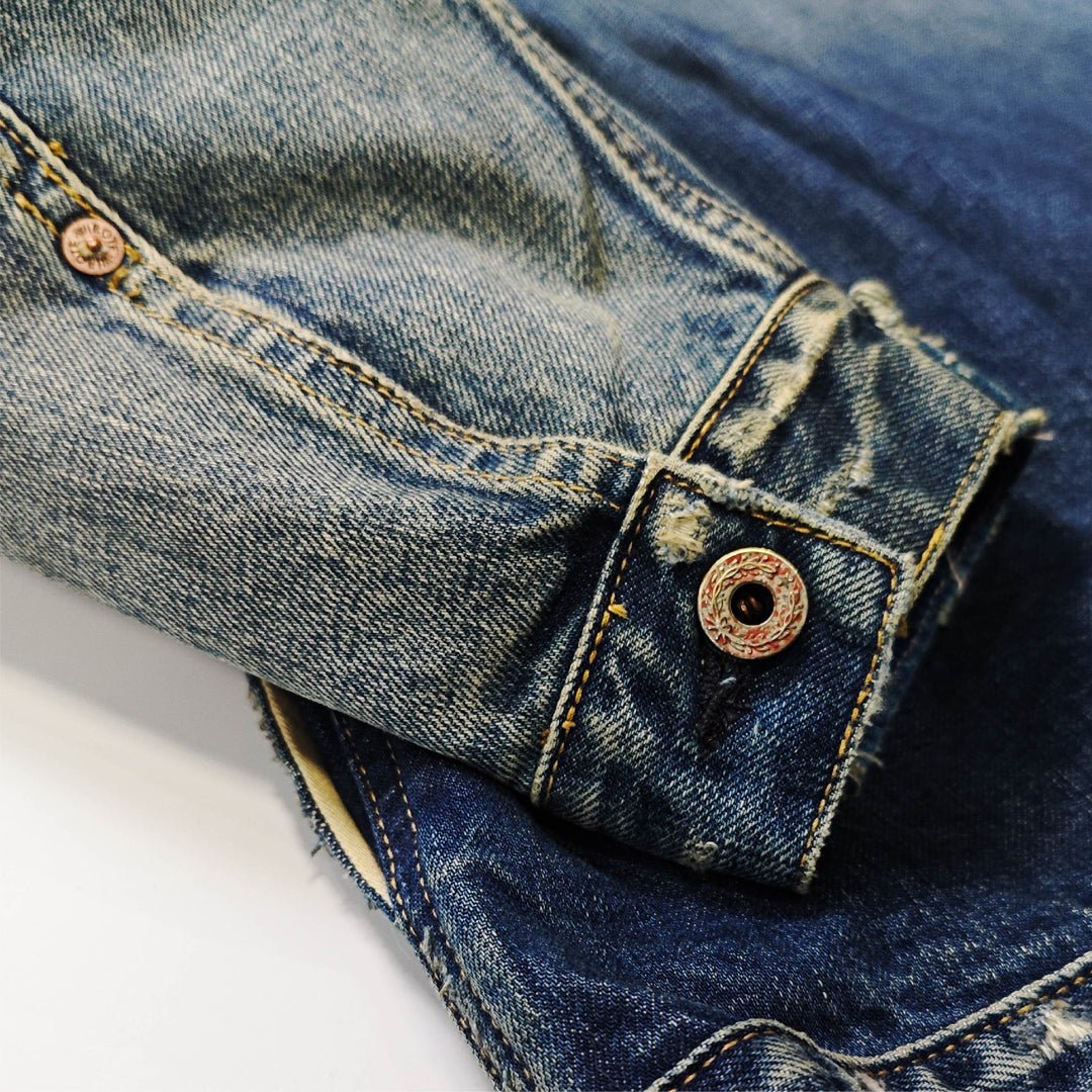 OSAKA INDIGO PATCHWORK DENIM JACKET (DR0062) - Nttitudoo MFG