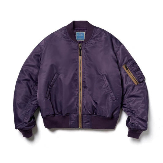 OSAKA PURPLE MA - 1 BOMBER JACKET (DF0002) - Nttitudoo MFG