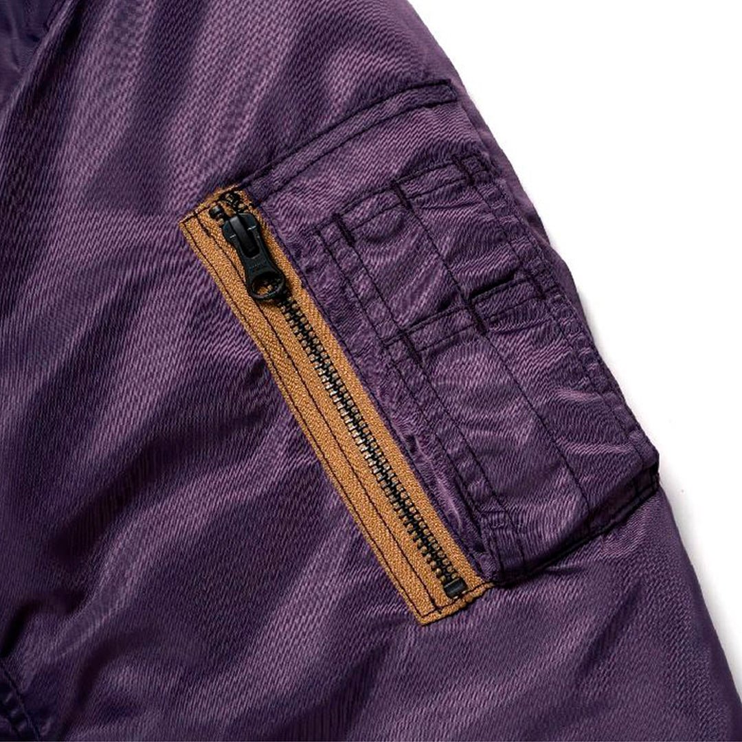 OSAKA PURPLE MA - 1 BOMBER JACKET (DR0140) - Nttitudoo MFG