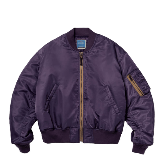 OSAKA PURPLE MA - 1 BOMBER JACKET (DR0140) - Nttitudoo MFG