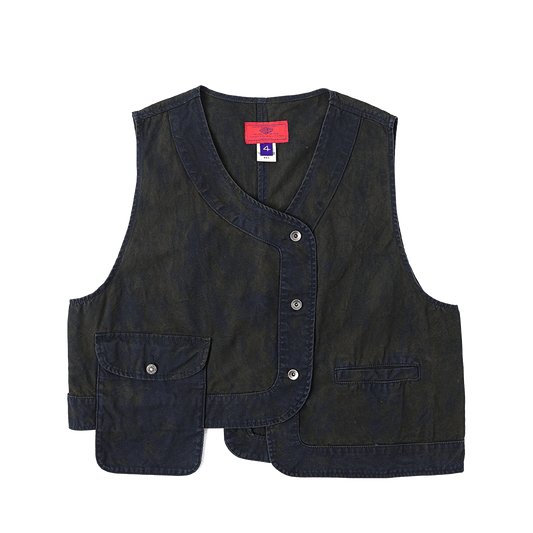 「PATINA BLEU DE TRAVAIL」 - FORGERON THIERS OFFSET VEST (DR0078) - Nttitudoo MFG