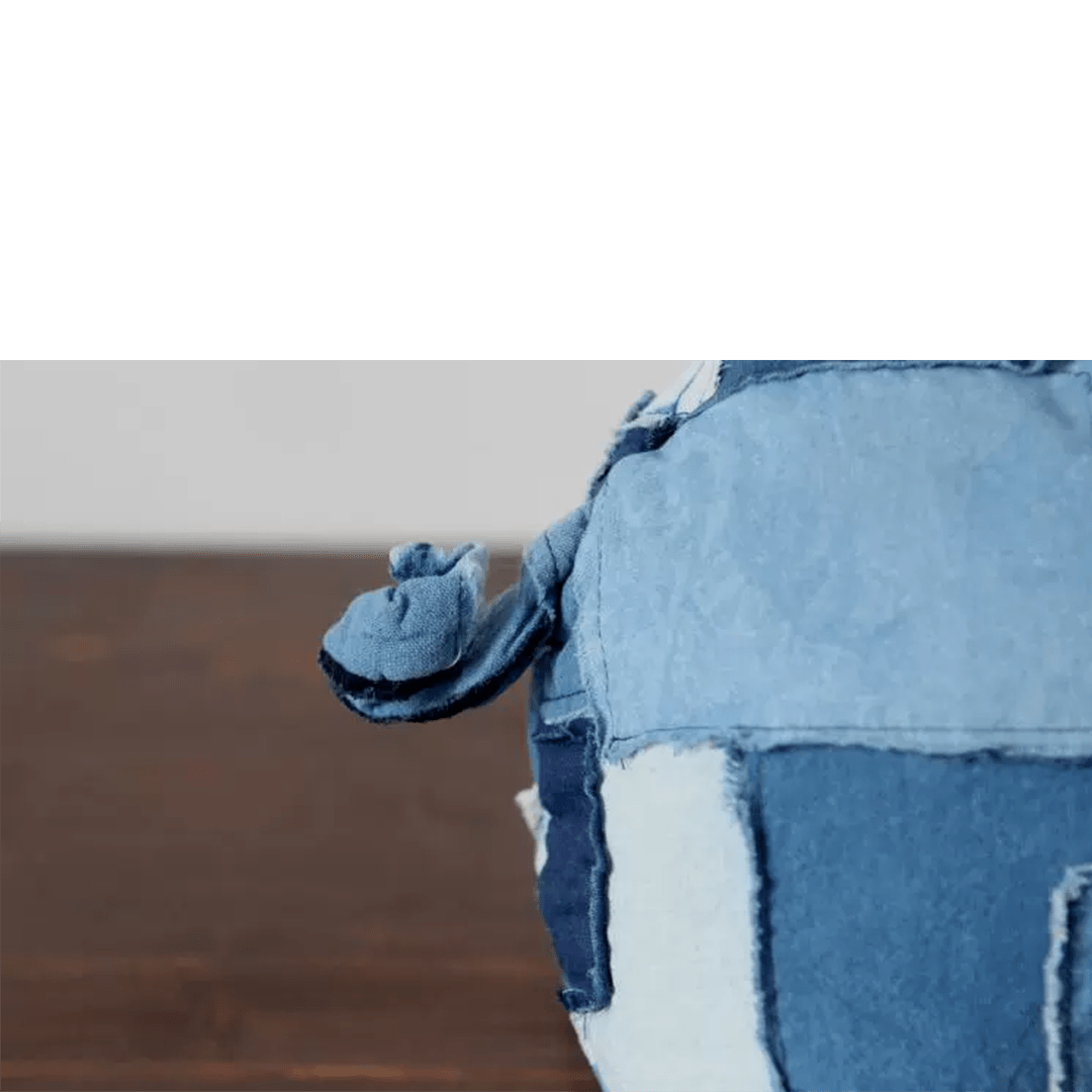 PLANT - DYED BORO「LUCKY PIGGY」DOLL (BB0001) - Nttitudoo MFG