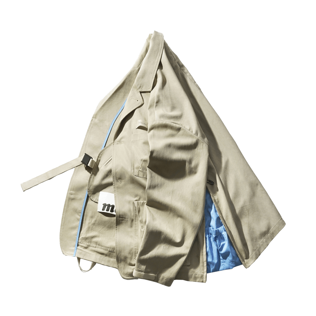 「QUI REMONTE LE COURANT」 DECONSTRUCTED JACKET (DR0106) - Nttitudoo MFG
