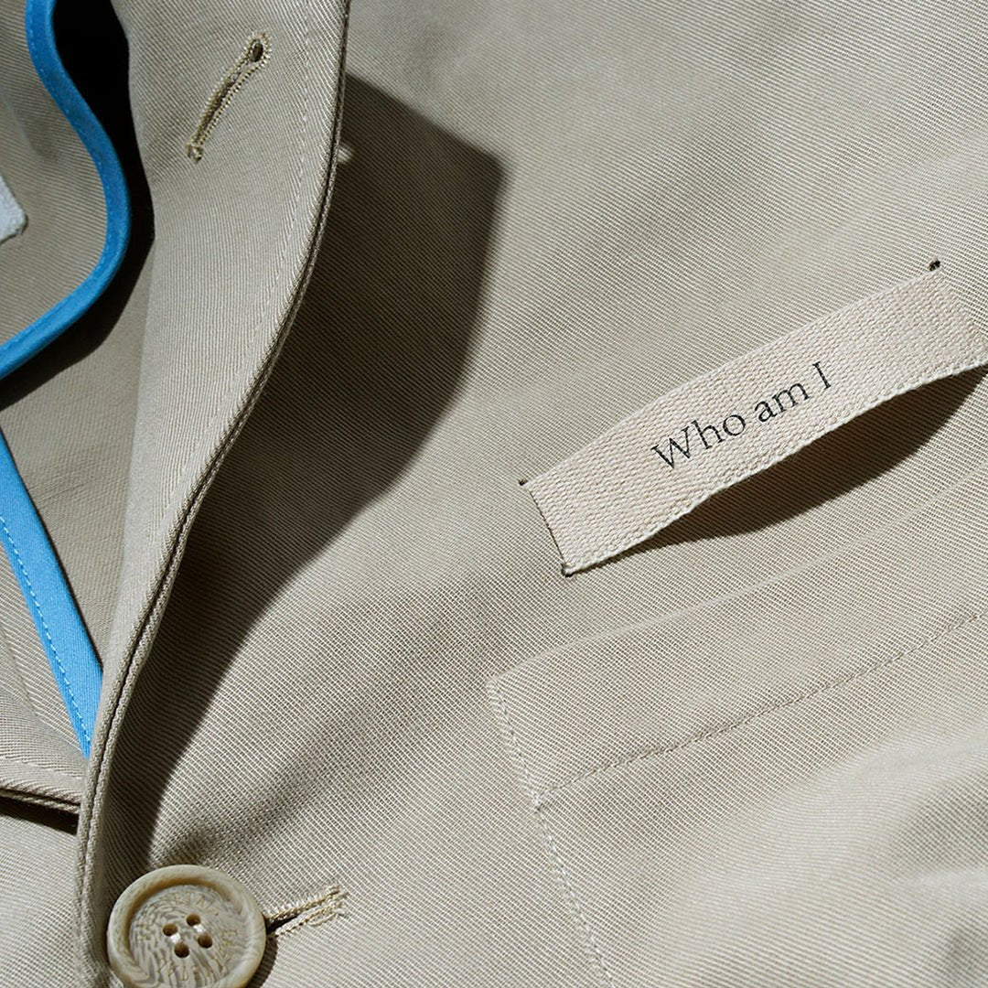 「QUI REMONTE LE COURANT」 DECONSTRUCTED JACKET (DR0106) - Nttitudoo MFG