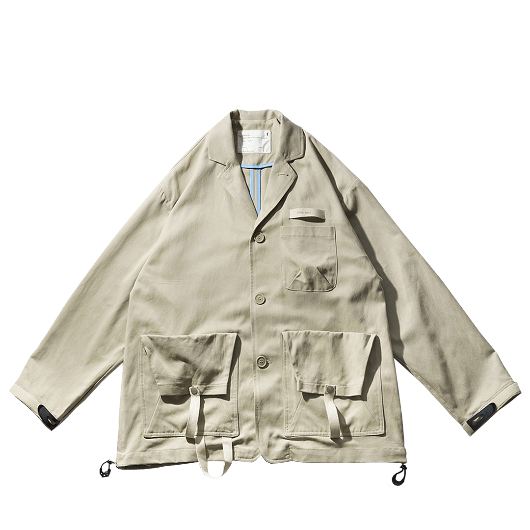 「QUI REMONTE LE COURANT」 DECONSTRUCTED JACKET (DR0106) - Nttitudoo MFG