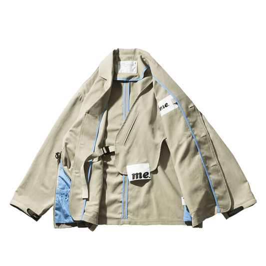 「QUI REMONTE LE COURANT」 DECONSTRUCTED JACKET (DR0106) - Nttitudoo MFG
