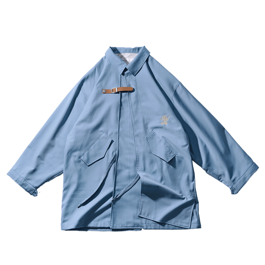 「QUI REMONTE LE COURANT」TWIN - PLACKET WINDBREAKER (DR0105) - Nttitudoo MFG