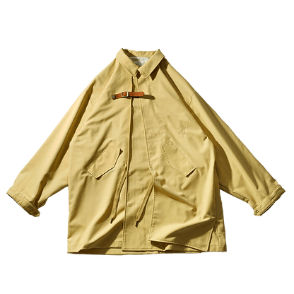 「QUI REMONTE LE COURANT」TWIN - PLACKET WINDBREAKER (DR0105) - Nttitudoo MFG