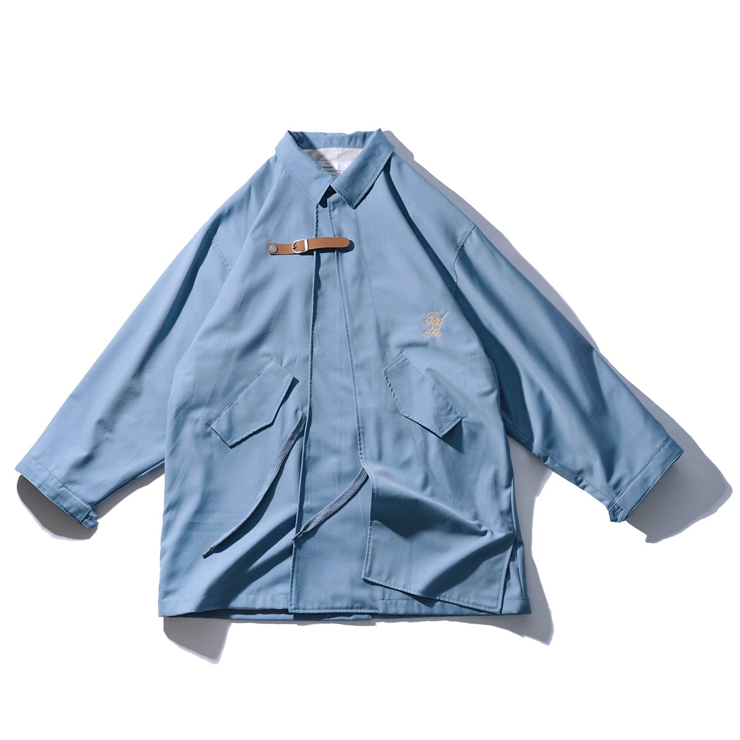 「QUI REMONTE LE COURANT」TWIN - PLACKET WINDBREAKER (DR0105) - Nttitudoo MFG