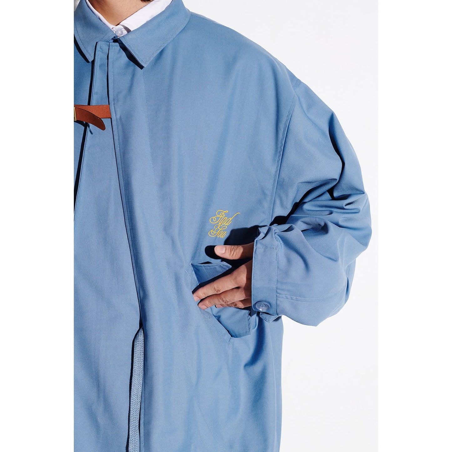 「QUI REMONTE LE COURANT」TWIN - PLACKET WINDBREAKER (DR0105) - Nttitudoo MFG