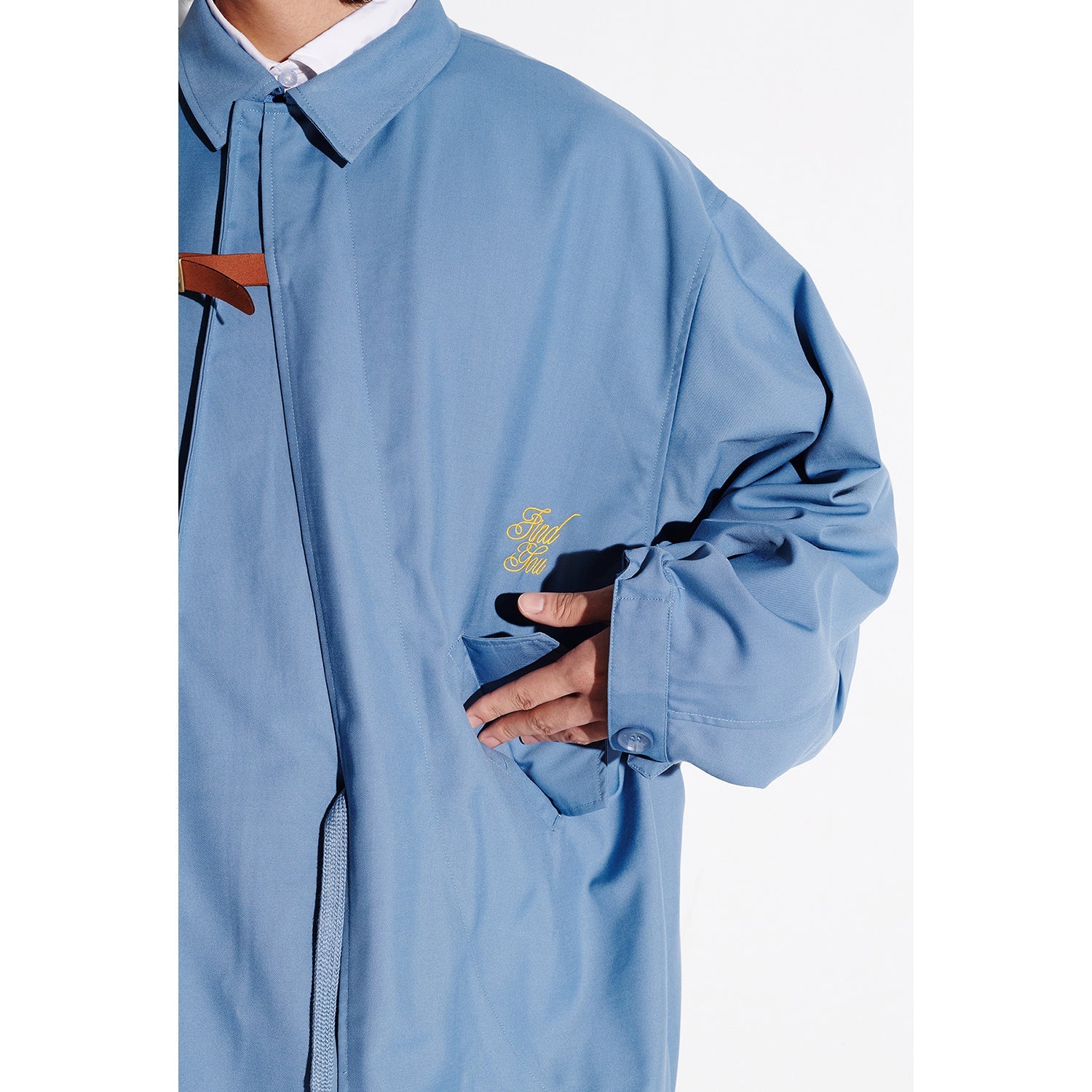 「QUI REMONTE LE COURANT」TWIN - PLACKET WINDBREAKER (DR0105) - Nttitudoo MFG