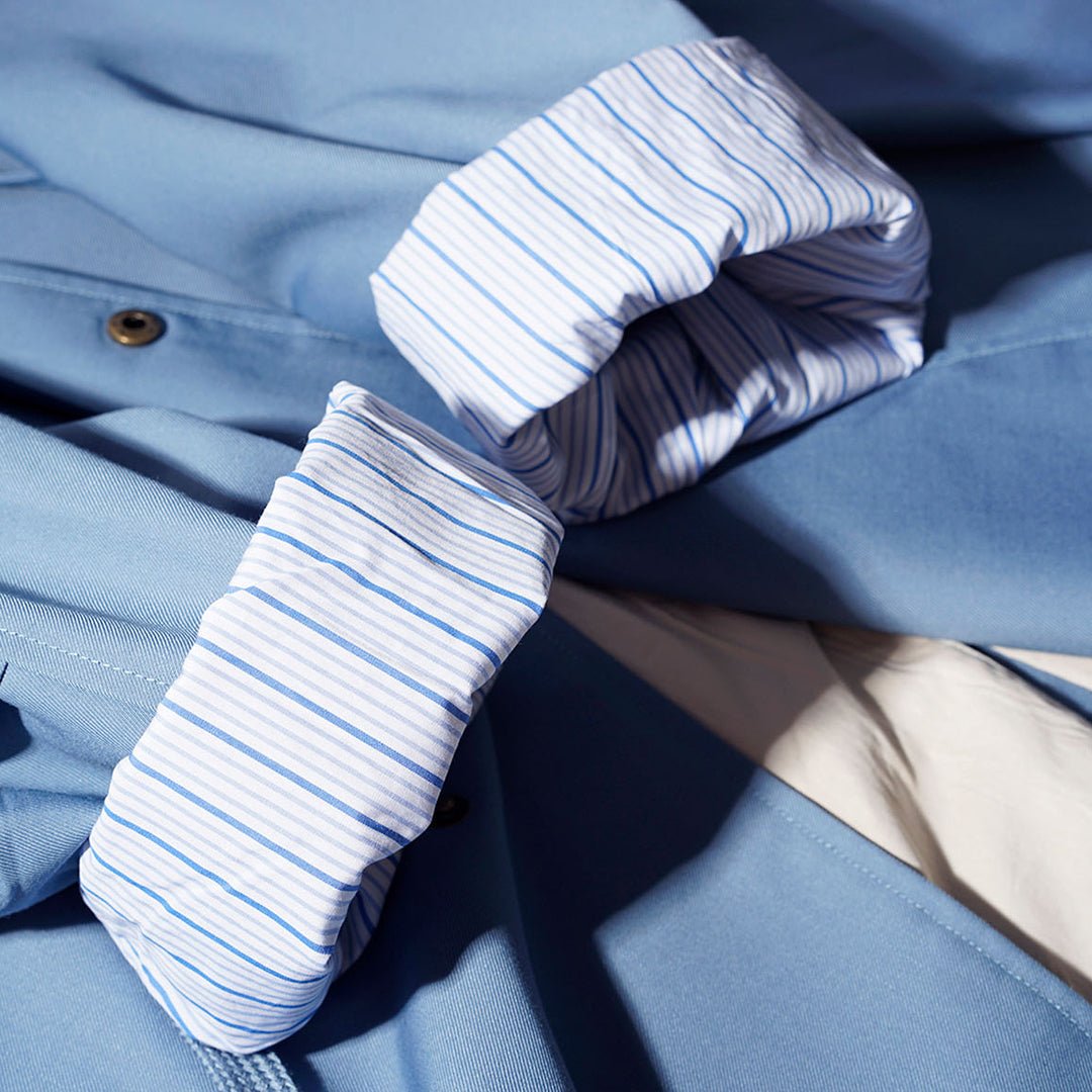 「QUI REMONTE LE COURANT」TWIN - PLACKET WINDBREAKER (DR0105) - Nttitudoo MFG