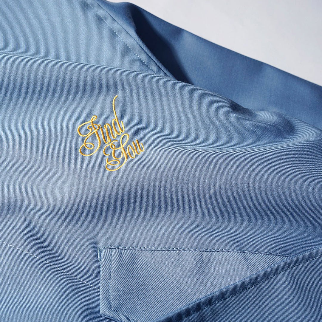 「QUI REMONTE LE COURANT」TWIN - PLACKET WINDBREAKER (DR0105) - Nttitudoo MFG