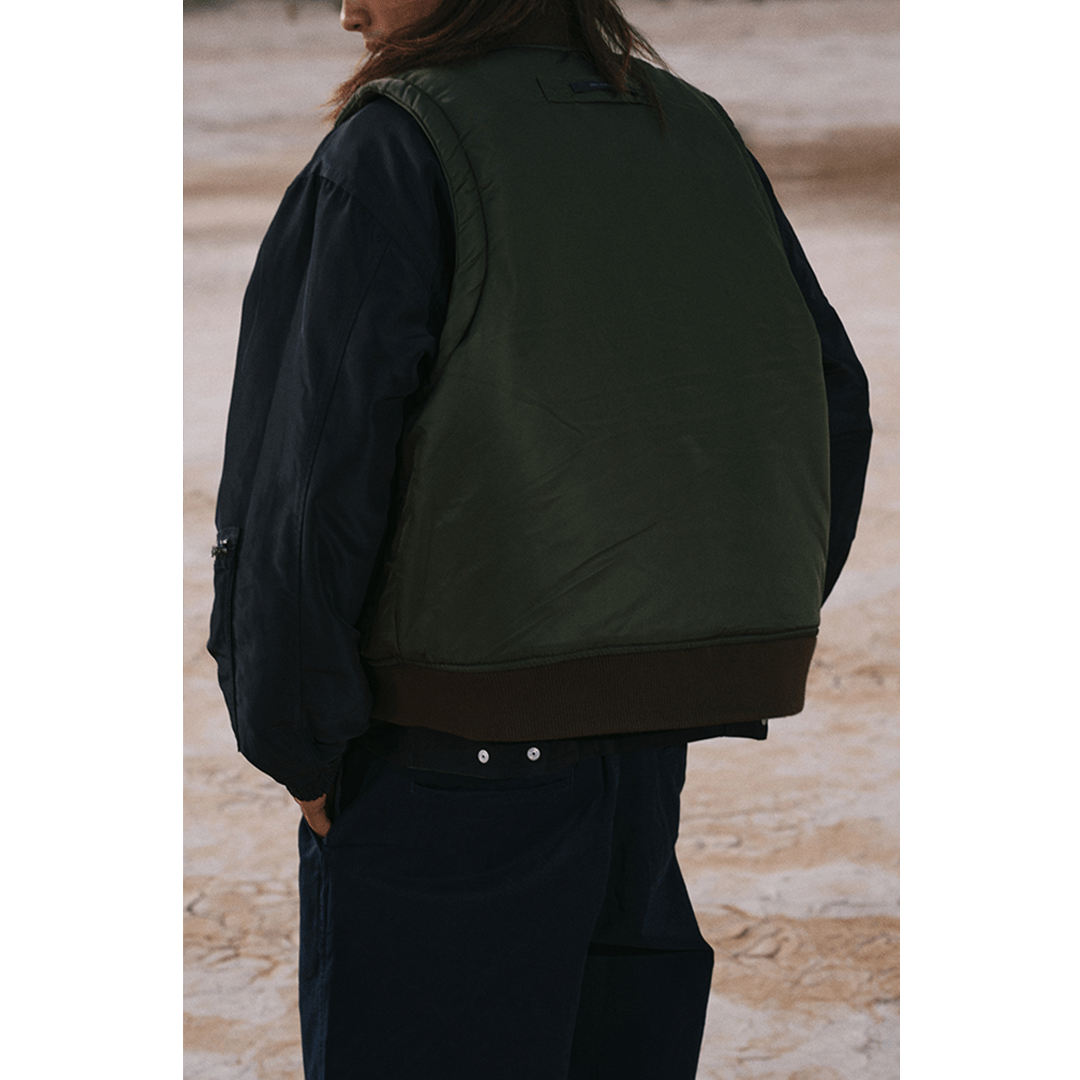 REVERSIBLE 3M® THINSULATE MA - 1 VEST (DR0176) - Nttitudoo MFG