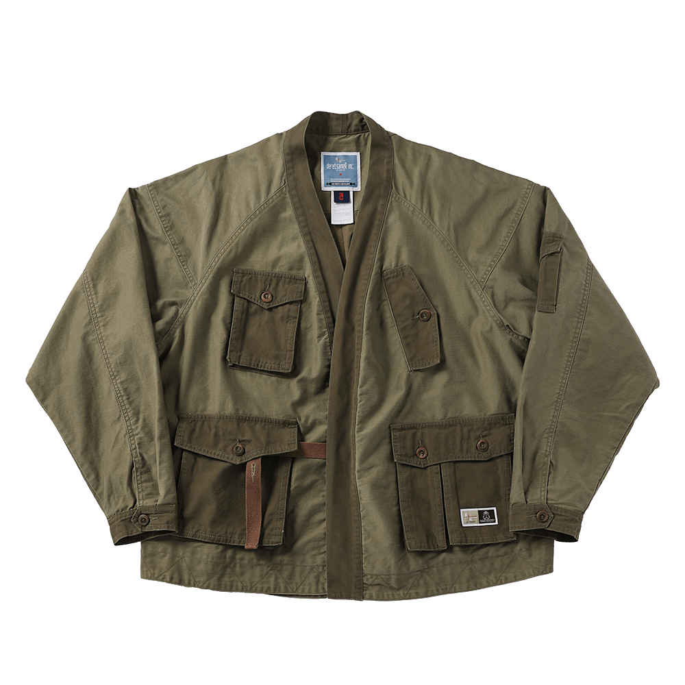 「SABISHI NENRIN」AWA‑KAGA OVER SMOCK (DR0069) - Nttitudoo MFG