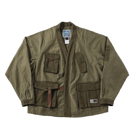 「SABISHI NENRIN」AWA‑KAGA OVER SMOCK (DR0069) - Nttitudoo MFG