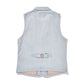 SELVEDGE INDIGO DENIM FOLDING COLLAR SUNNY VEST (BR0007) - Nttitudoo MFG