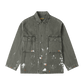 SPLATTER DISTRESSED M - 43 HBT SHIRT (DR0220) - Nttitudoo MFG