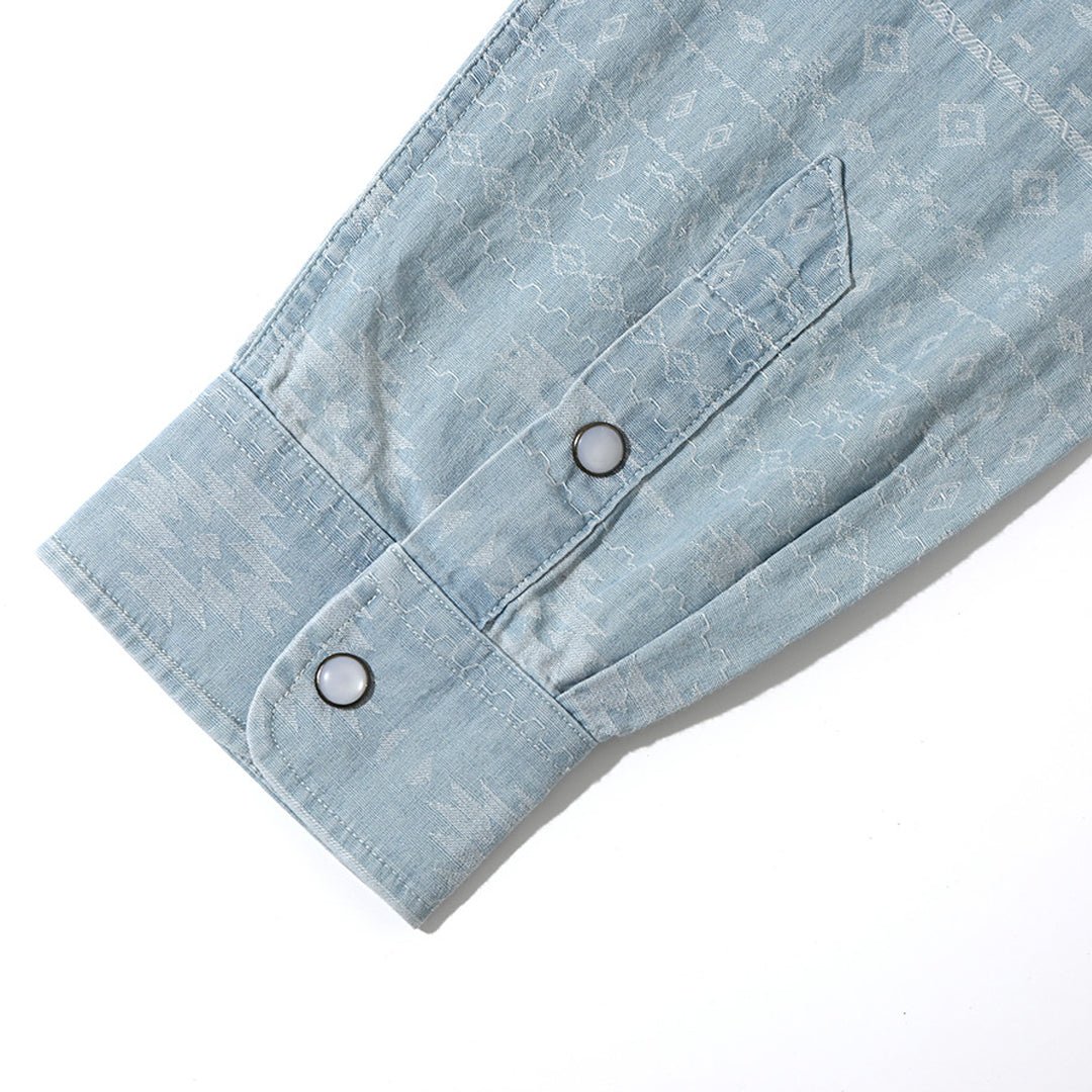 「TRIBE'S GLORY」JACQUARD SHIRT (DR0119) - Nttitudoo MFG