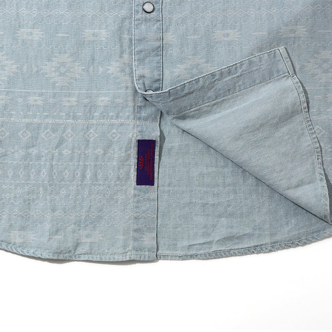 「TRIBE'S GLORY」JACQUARD SHIRT (DR0119) - Nttitudoo MFG