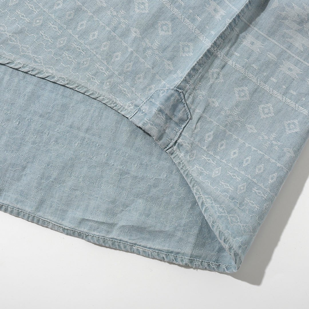 「TRIBE'S GLORY」JACQUARD SHIRT (DR0119) - Nttitudoo MFG