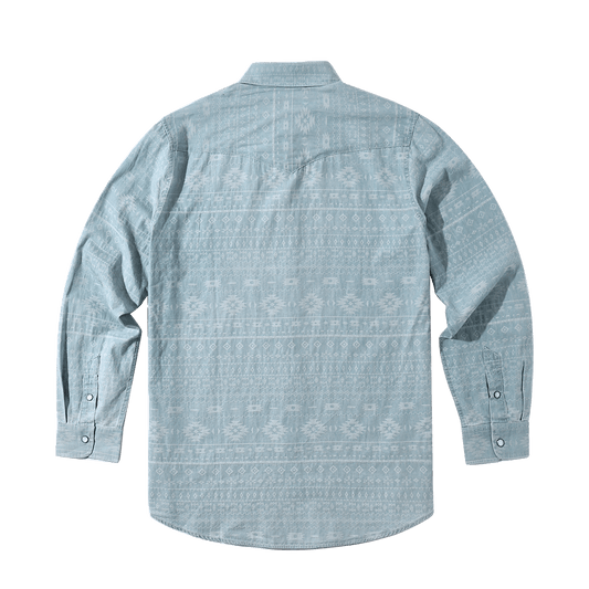 「TRIBE'S GLORY」JACQUARD SHIRT (DR0119) - Nttitudoo MFG
