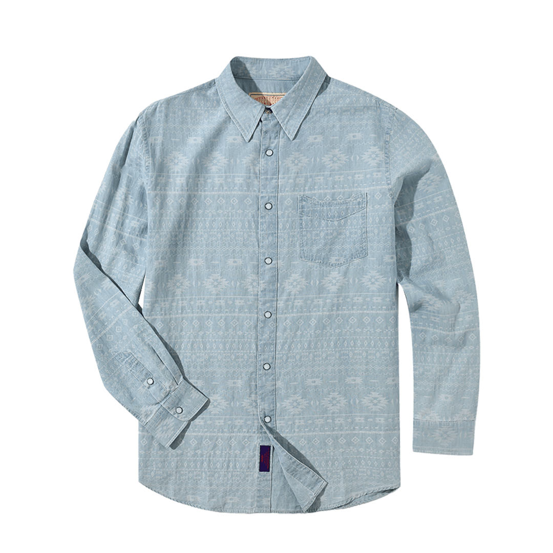 「TRIBE'S GLORY」JACQUARD SHIRT (DR0119) - Nttitudoo MFG