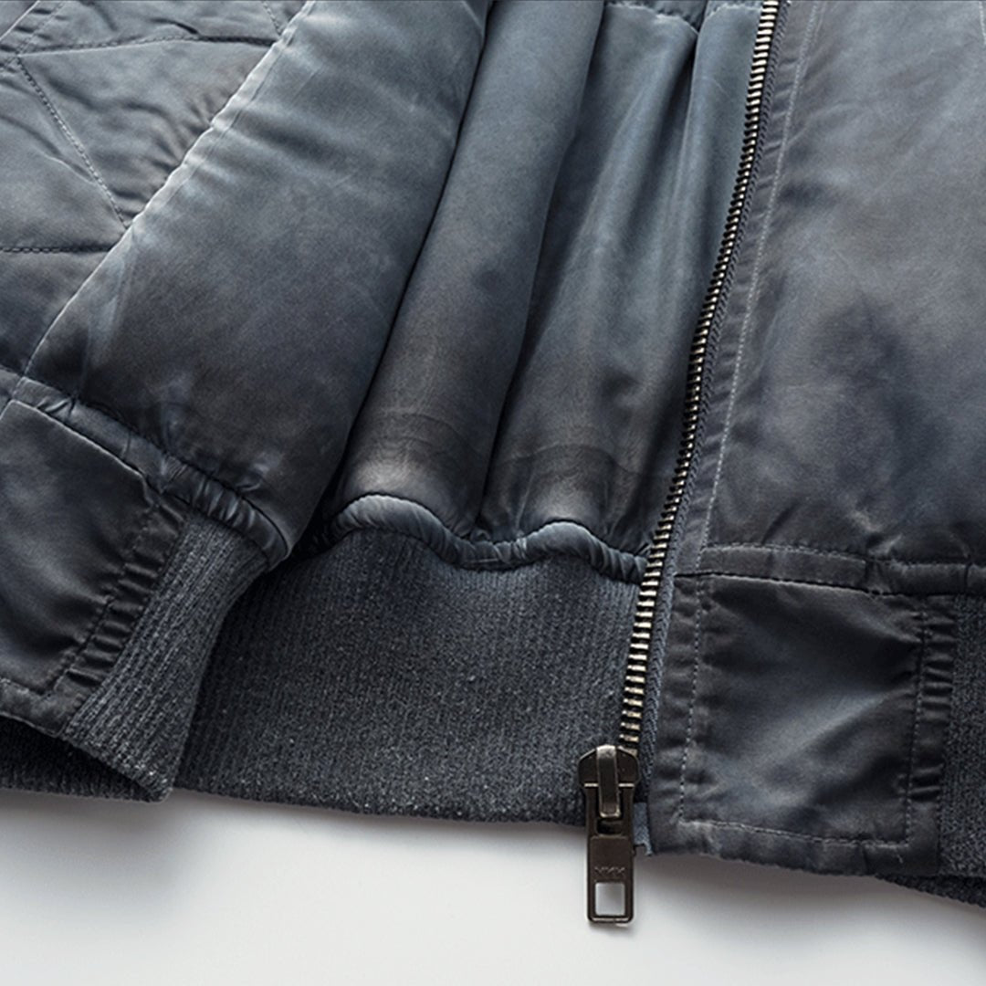 「VIVE Le 8 mai」GEOMETRIC BOMBER JACKET (DR0163) - Nttitudoo MFG