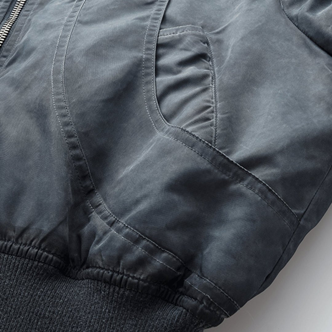 「VIVE Le 8 mai」GEOMETRIC BOMBER JACKET (DR0163) - Nttitudoo MFG