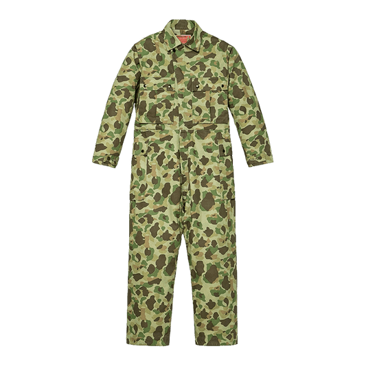 WW II US ARMY TANK ENGINEER DUCK HUNTING CAMOUFLAGE JUMPSUIT (DR0007) - Nttitudoo MFG