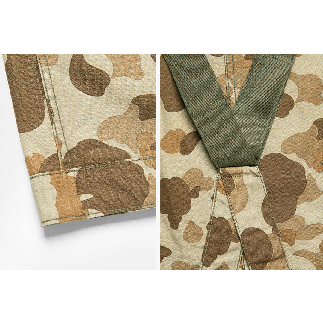 WW II US ARMY TANK ENGINEER DUCK HUNTING CAMOUFLAGE JUMPSUIT (DR0007) - Nttitudoo MFG