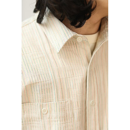 4-COLOR-YARN-DYE WORK SHIRT (#ZF0018) - Nttitudoo MFG