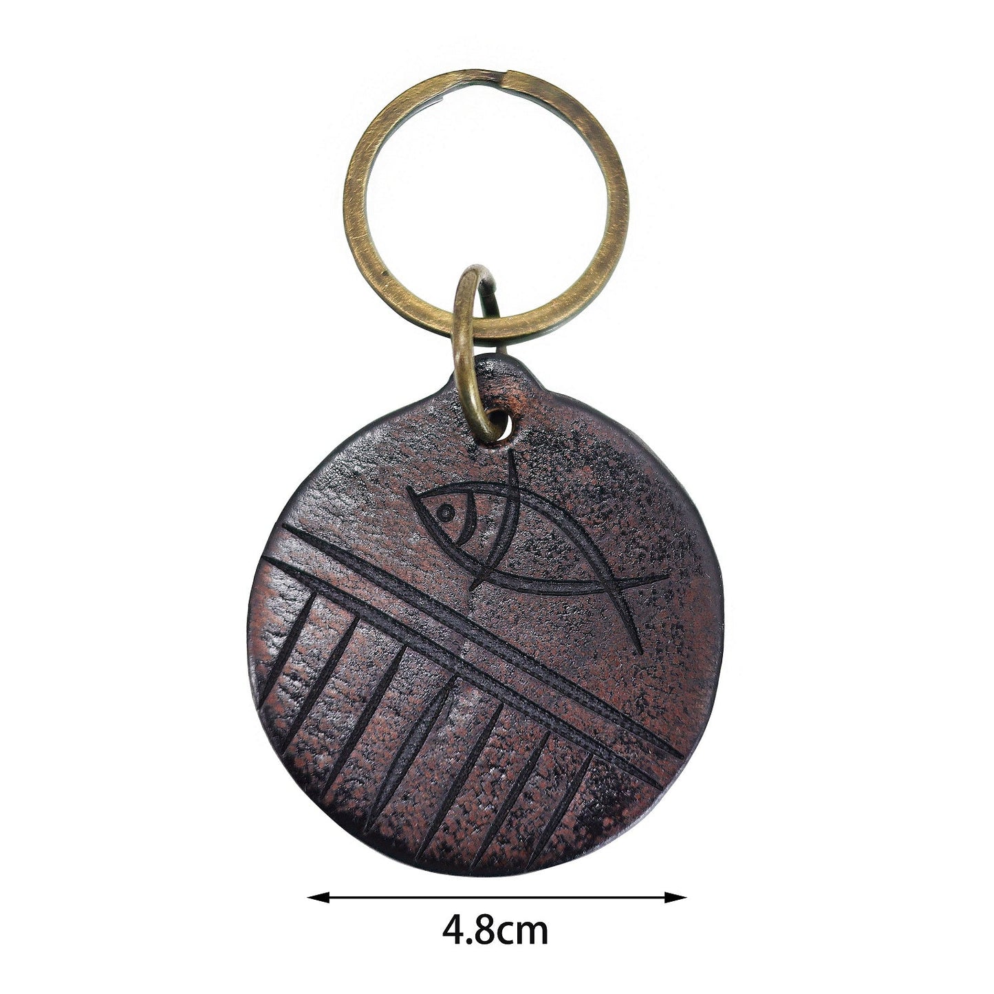 AMERICAN RETRO GENUINE LAETHER CAR KEYCHAIN (OS0002) - Nttitudoo MFG