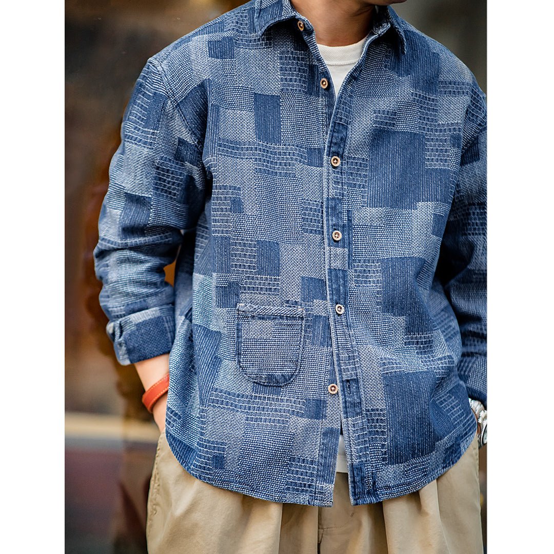 BORO DENIM SHIRT (#MD0056)