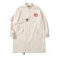 FRENCH RETRO COTTONSEED HERRINGBONE EMBROIDERY WORKWEAR LYONS COAT (#DF0001) - Nttitudoo MFG