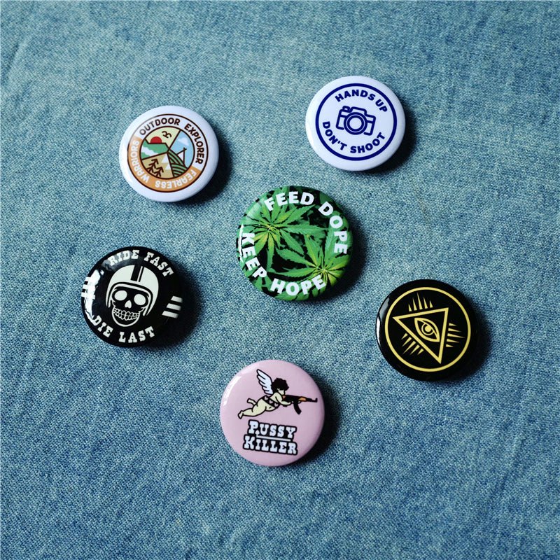 FUNNY KUSO BADGE PIN SET (TG0014) - Nttitudoo MFG