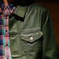 HANDCRAFTED PU-COATING ANTIQUE WEAVING SELVEDGE DENIM WORKWEAR JACKET (#ZF0043) - Nttitudoo MFG