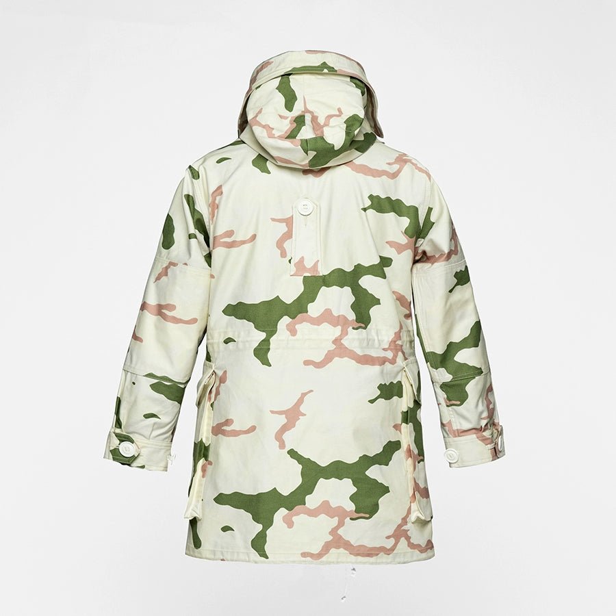 【LIMITED EDITION 】ALPINE PHANTOM SNOW CAMOUFLAGE PRIMALOFT® COMMANDERS COAT (VM0013) - Nttitudoo MFG