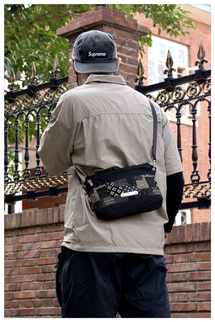 【LIMITED EDITION】 JAPANESE BORO X CORDURA NYLON SHOULDER BAG (TG0005) - Nttitudoo MFG