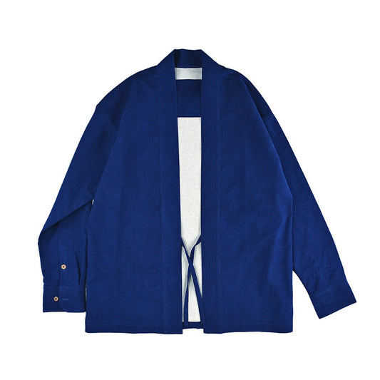 【LIMITED EDITION 】JAPANESE TRADITIONAL-INDIGO-DYED STREET KIMONO SHIRT (MM0008) - Nttitudoo MFG