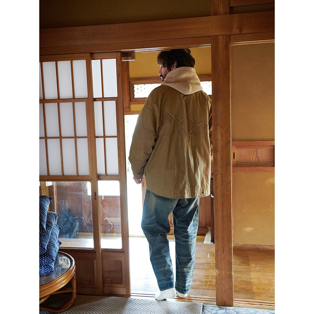 【LIMITED EDITION · OKAYAMA VERSION】PATCHWORK-MILITARY-REMASTERED KIMONO DP-3 JACKET (TS0001) - Nttitudoo MFG