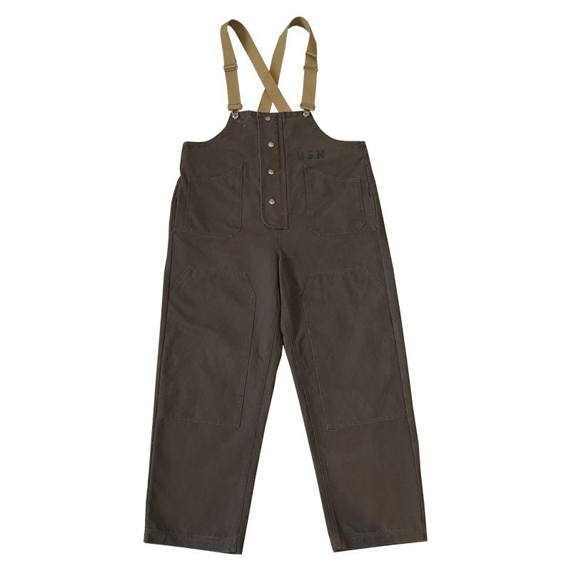 【LIMITED EDITION · OKAYAMA VERSION】RARE REMASTERED MULTI-SHELL-COMBO 1930’S U.S.N DECK OVERALLS (OM0012) - Nttitudoo MFG