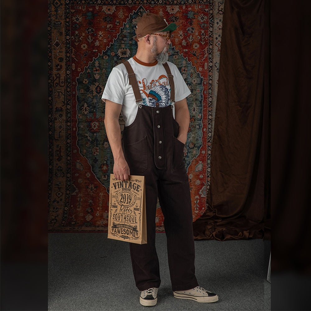 【LIMITED EDITION · OKAYAMA VERSION】RARE REMASTERED MULTI-SHELL-COMBO 1930’S U.S.N DECK OVERALLS (OM0012) - Nttitudoo MFG